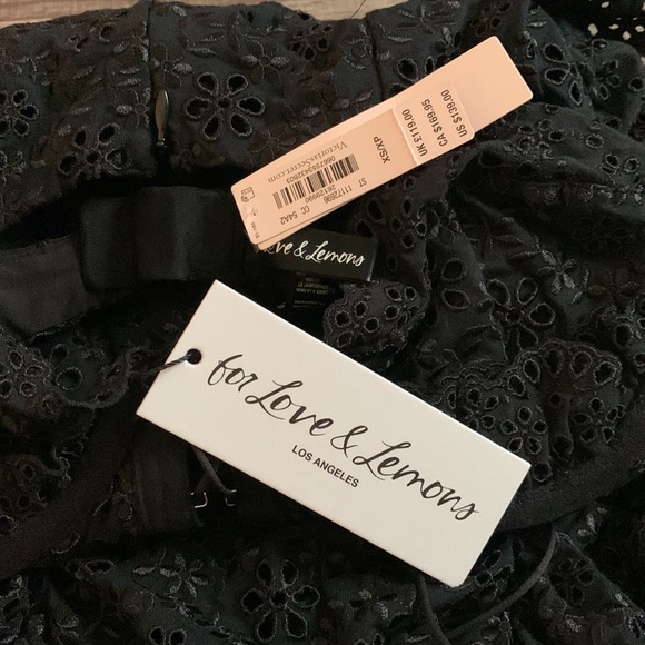 NWT!!! Hailey Clauson For Love & Lemons x Victoria’s Secret Black Dress Size XS - Picture 4 of 6